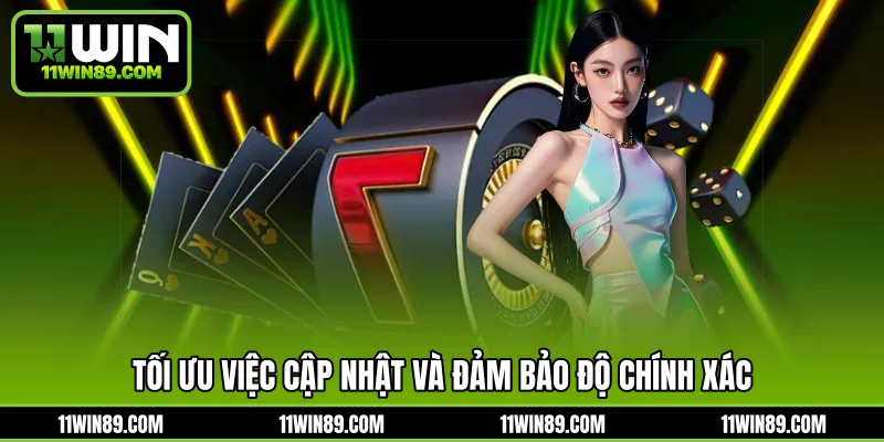 Tối ưu việc cập nhật và đảm bảo độ chính xác